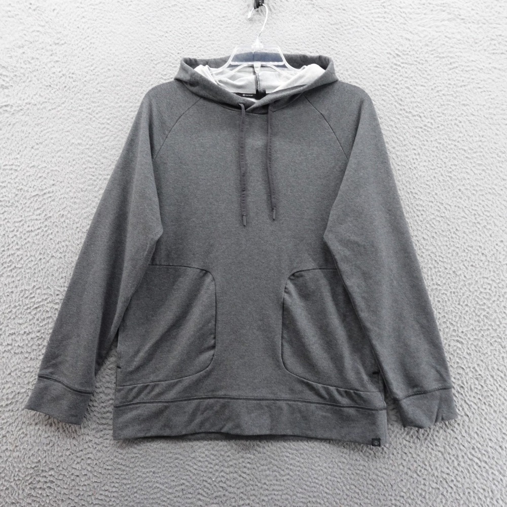 Gaiam Lotus Mens Slim Fit Hoodie Sweatshirt‎ Medium Charcoal Gray NEW